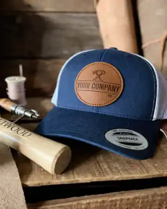 construction company hat engraving embroidery